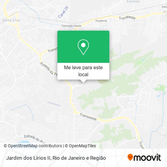 Jardim dos Lírios II mapa