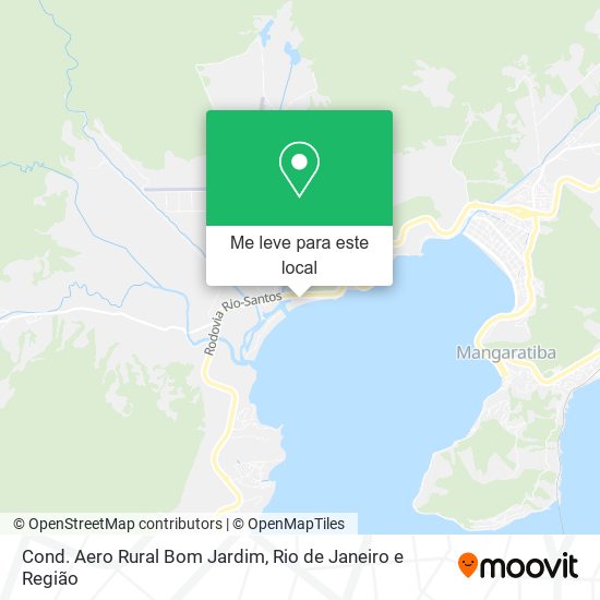 Cond. Aero Rural Bom Jardim mapa