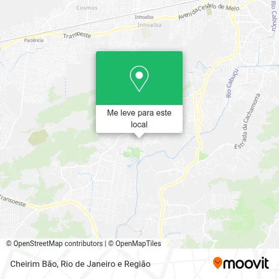 Cheirim Bão mapa