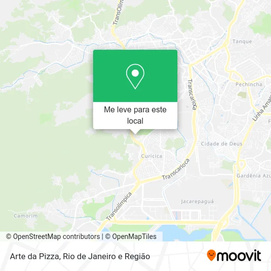 Arte da Pizza mapa