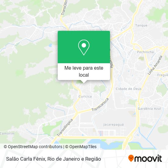 Salão Carla Fênix mapa