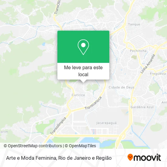 Arte e Moda Feminina mapa