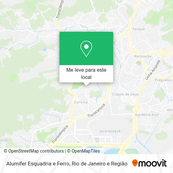 Alumifer Esquadria e Ferro mapa