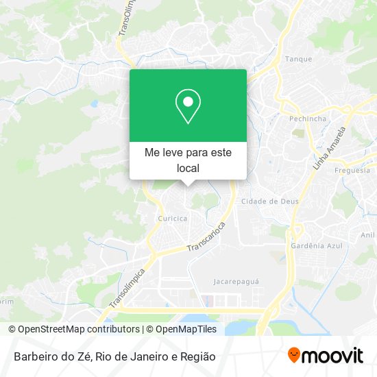 Barbeiro do Zé mapa