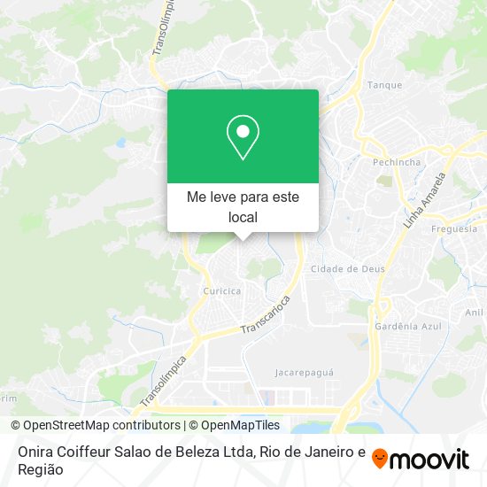Onira Coiffeur Salao de Beleza Ltda mapa