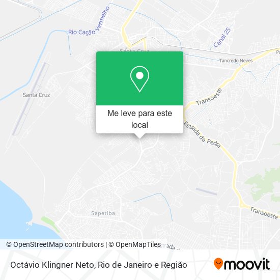 Octávio Klingner Neto mapa