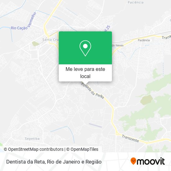 Dentista da Reta mapa