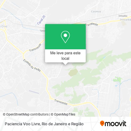 Paciencia Voo Livre mapa