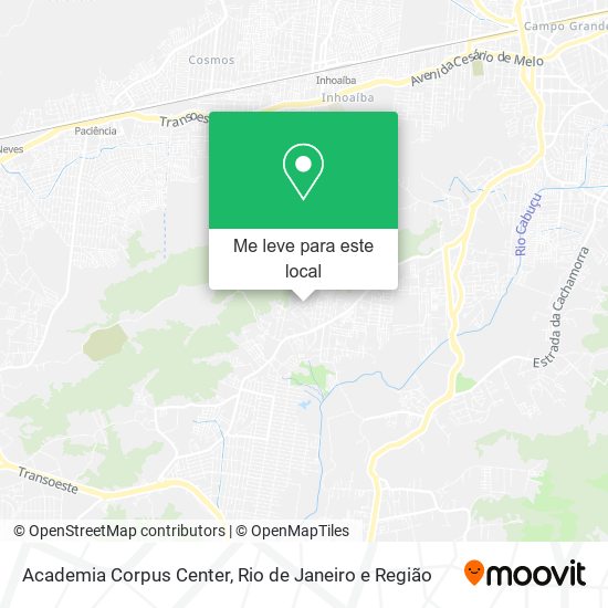 Academia Corpus Center mapa