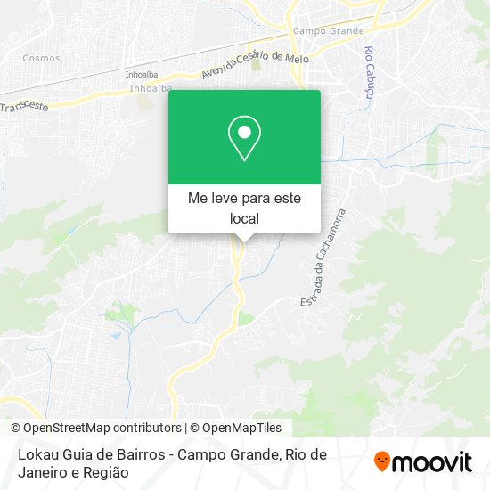 Lokau Guia de Bairros - Campo Grande mapa