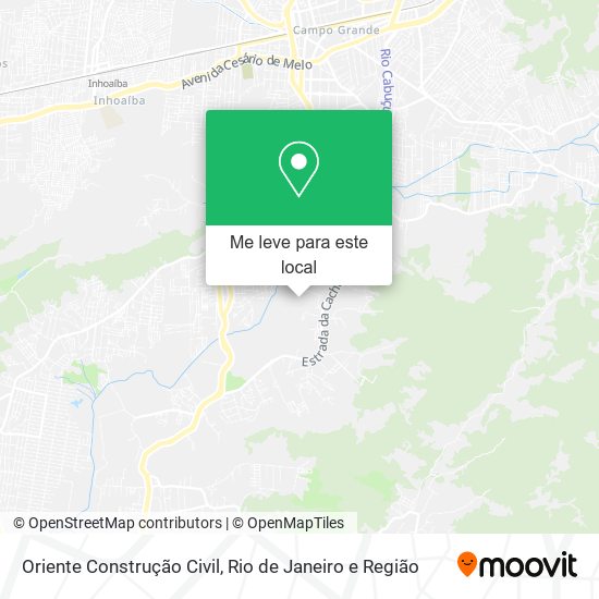 Oriente Construção Civil mapa