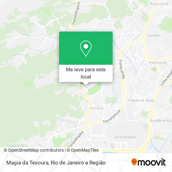 Magia da Tesoura mapa