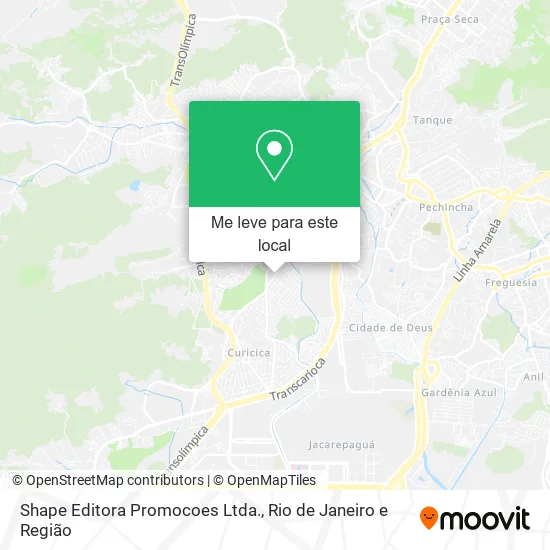 Shape Editora Promocoes Ltda. mapa