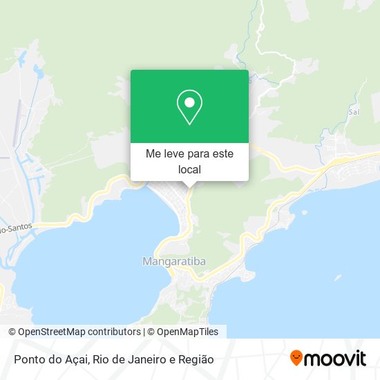 Ponto do Açai mapa