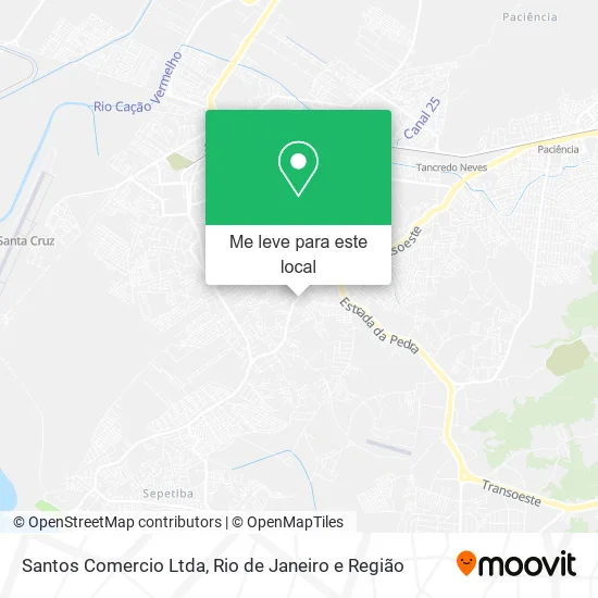 Santos Comercio Ltda mapa