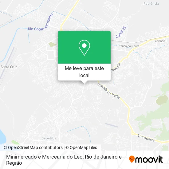 Minimercado e Mercearia do Leo mapa