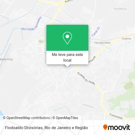 Flodoaldo Divisórias mapa