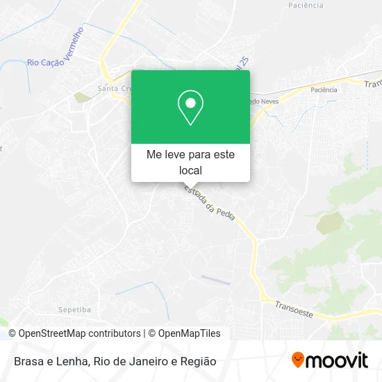 Brasa e Lenha mapa