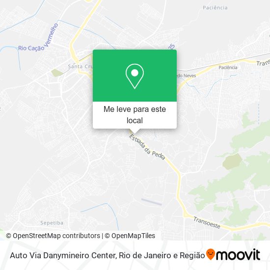 Auto Via Danymineiro Center mapa