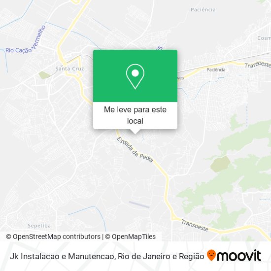 Jk Instalacao e Manutencao mapa