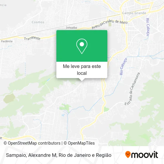 Sampaio, Alexandre M mapa