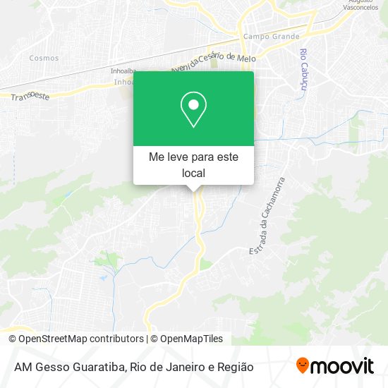 AM Gesso Guaratiba mapa