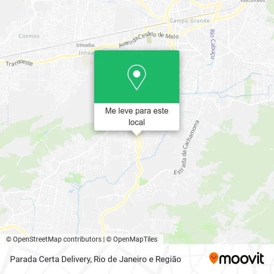 Parada Certa Delivery mapa