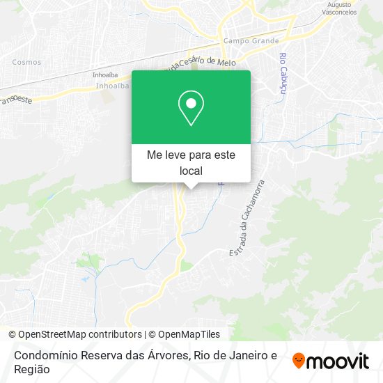 Condomínio Reserva das Árvores mapa