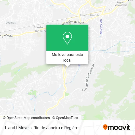 L and I Moveis mapa