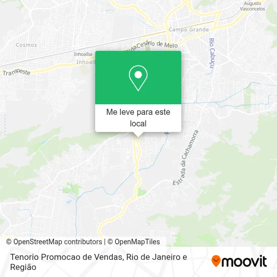 Tenorio Promocao de Vendas mapa