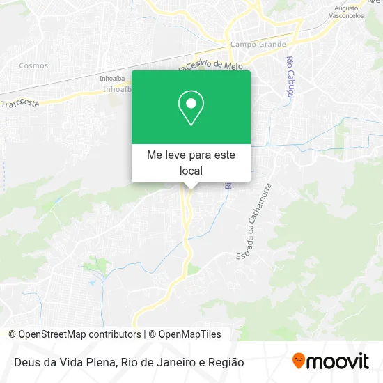 Deus da Vida Plena mapa