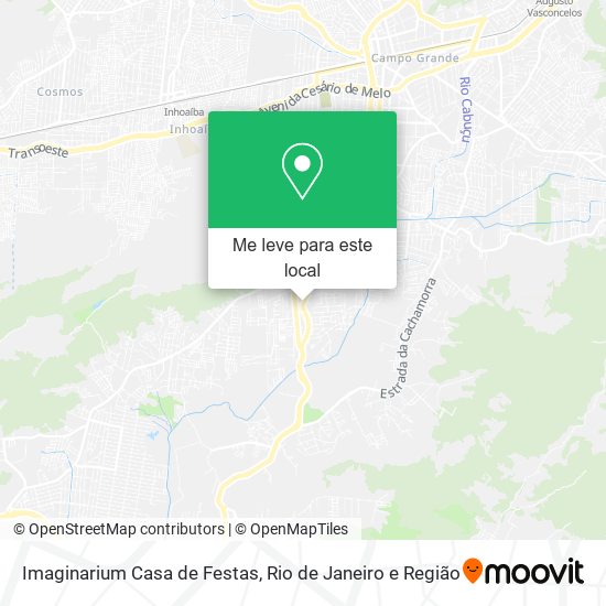 Imaginarium Casa de Festas mapa