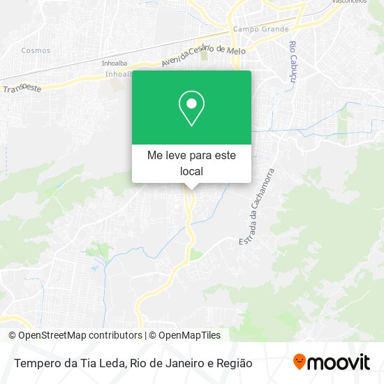 Tempero da Tia Leda mapa
