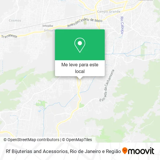 Rf Bijuterias and Acessorios mapa