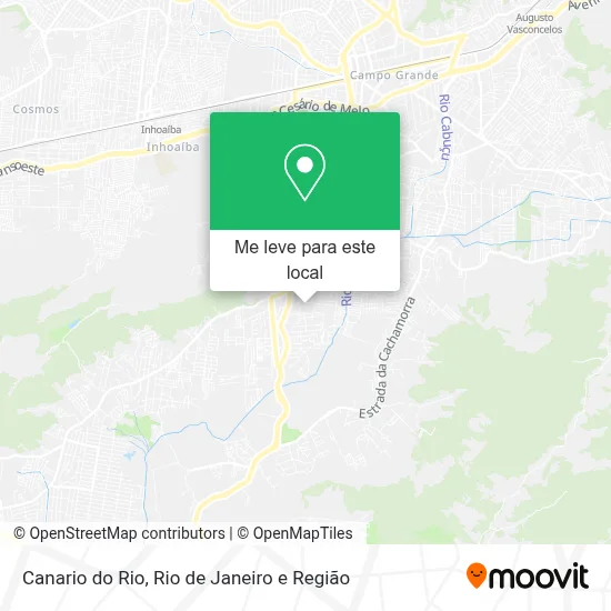 Canario do Rio mapa