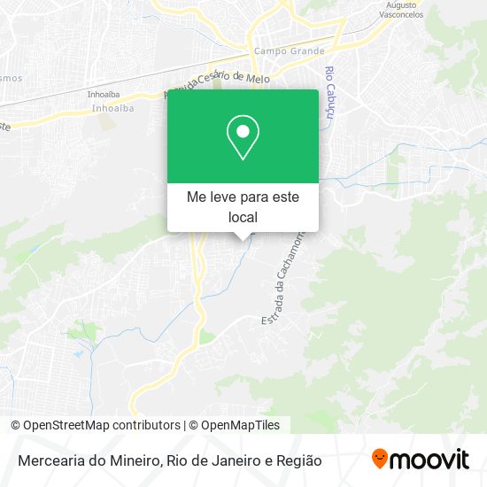 Mercearia do Mineiro mapa