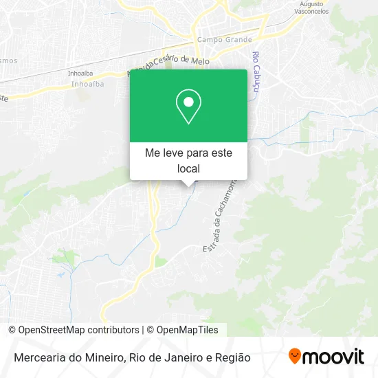 Mercearia do Mineiro mapa