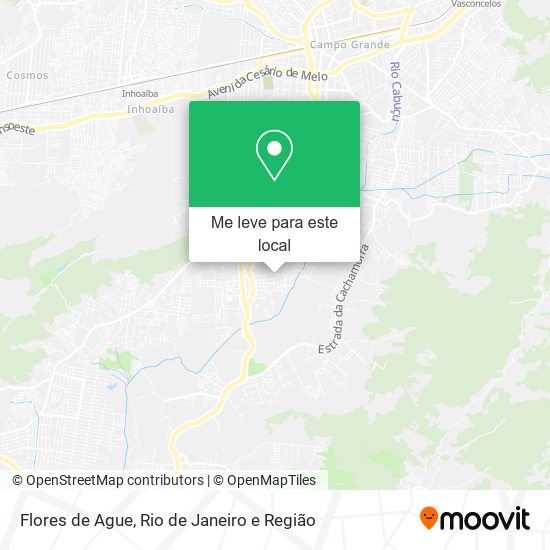 Flores de Ague mapa