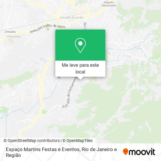 Espaço Martins Festas e Eventos mapa