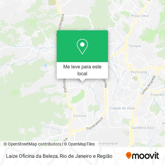 Laize Oficina da Beleza mapa