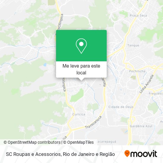 SC Roupas e Acessorios mapa