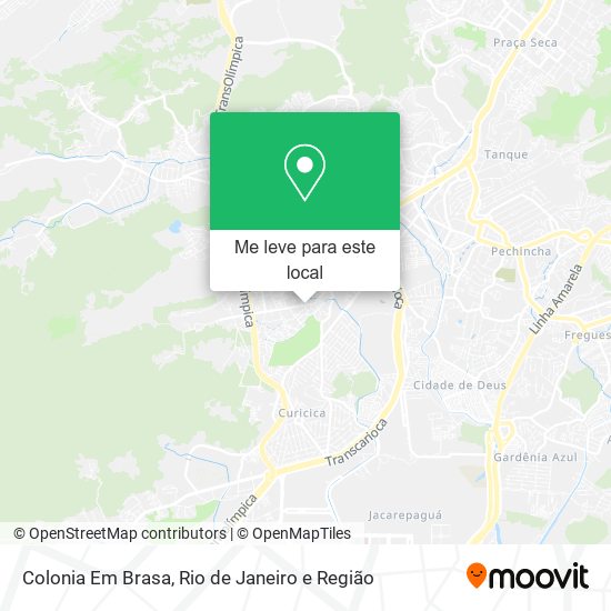 Colonia Em Brasa mapa