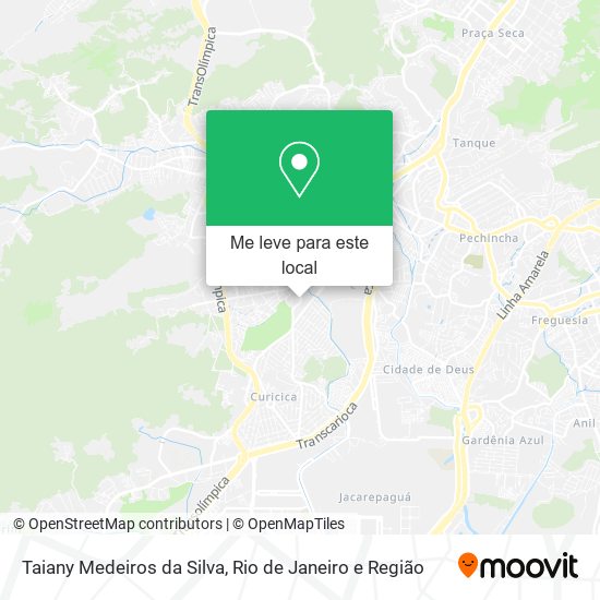 Taiany Medeiros da Silva mapa