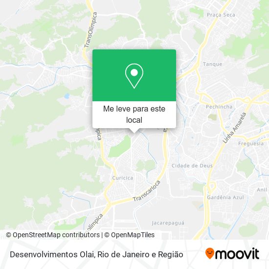 Desenvolvimentos Olai mapa