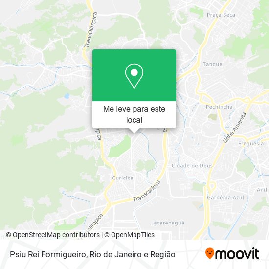 Psiu Rei Formigueiro mapa