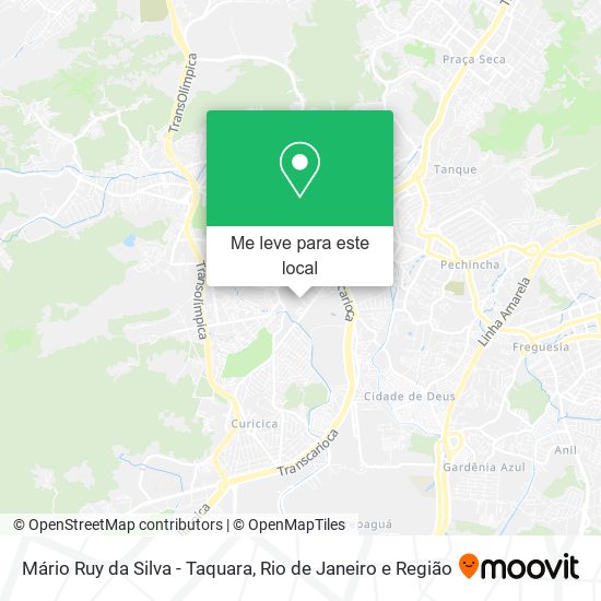 Mário Ruy da Silva - Taquara mapa