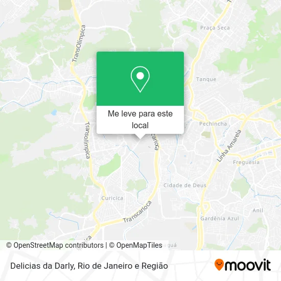 Delicias da Darly mapa