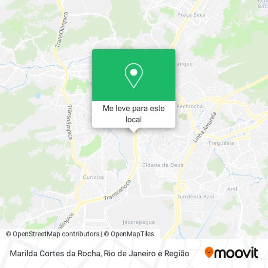 Marilda Cortes da Rocha mapa