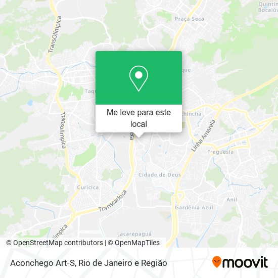 Aconchego Art-S mapa