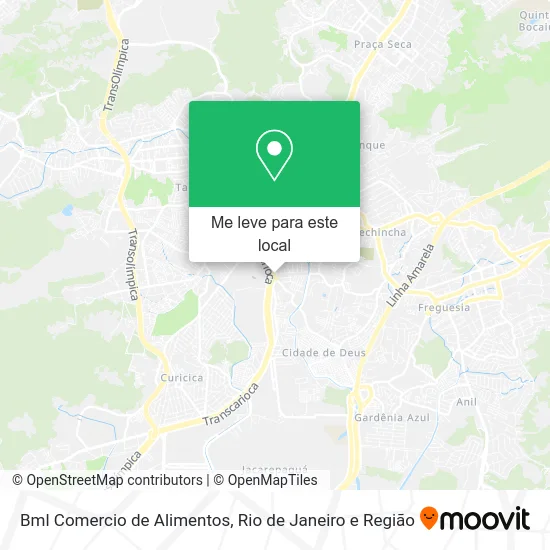 Bml Comercio de Alimentos mapa